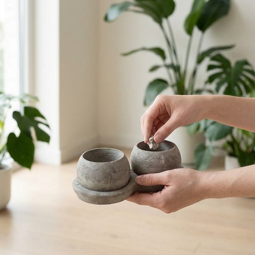 Vaso doppio decorativo - decorativo, da